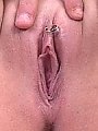 Nasty whore Amelia sucking a big cock after sporting a camel toe