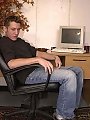 Office jerk session for this horny live guy