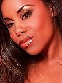 Smooth long-haired ebony babe showing her pink...