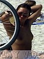 Nude Beach Bicyclist