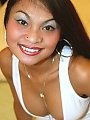 Thai goddess Tailynn shows offer her beautiful breast line
