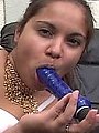 Indian slut fucks herself with dildos...VIDEO