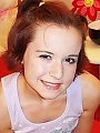 Redhead teen rides her shaved snatch of a hard cock for a change at stardom
