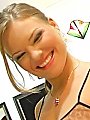 Cute Lucies pussy oozes with cum after being fucked