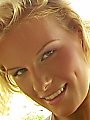 A stunning tall blonde gets fucked in the ass and creampied