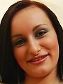 This cute brunette pleasures two guys by letting them assfuck her