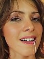 Cute brunette doggystyle assfucking finished off with a sticky facial