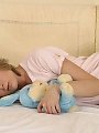 Sexy blonde cam girl masturbating pussy
